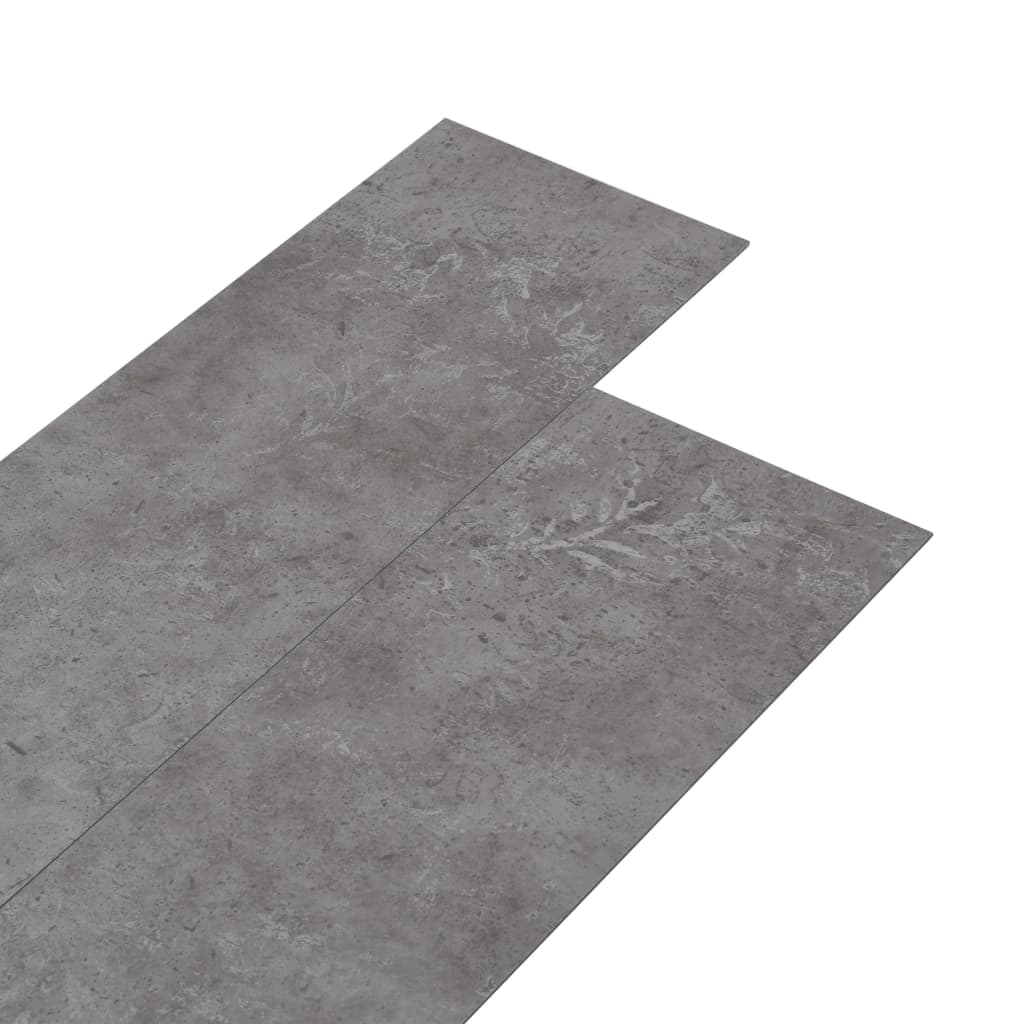 PVC Flooring Planks 5.02 m² 2 mm Self-adhesive Concrete Grey