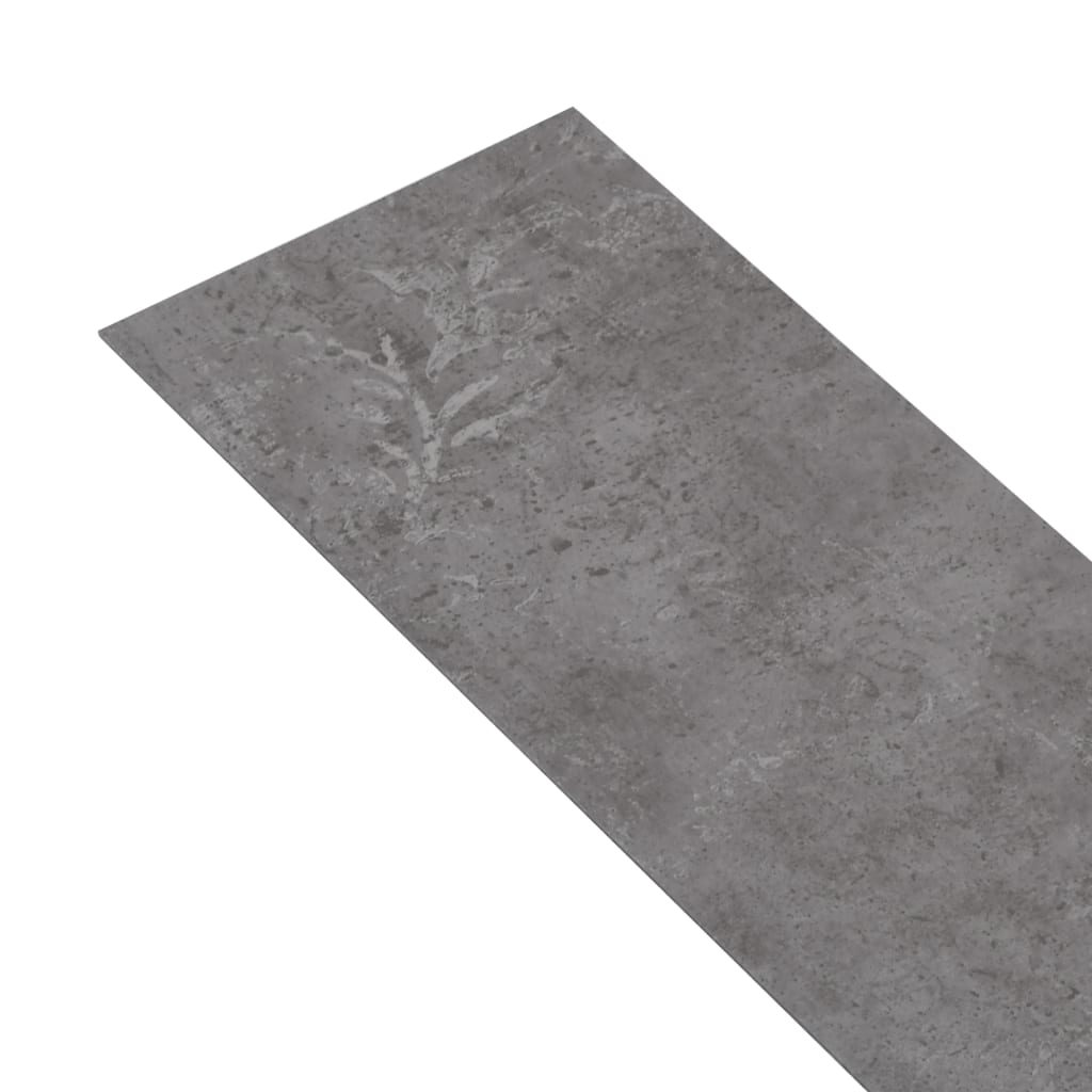 PVC Flooring Planks 5.02 m² 2 mm Self-adhesive Concrete Grey