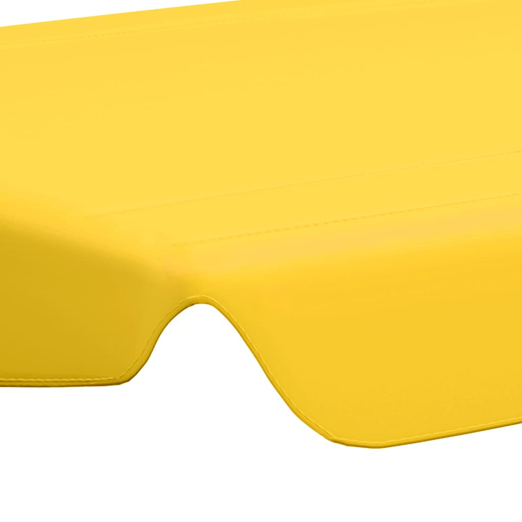 Replacement Canopy for Garden Swing Yellow 150/130x105/70 cm