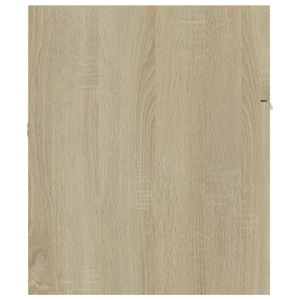 2 Piece Bathroom Furniture Set Sonoma Oak Engineered Wood
