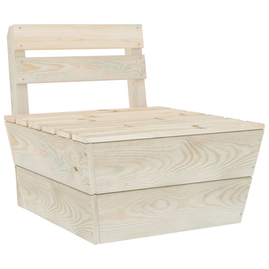11 Piece Garden Pallet Lounge Set Impregnated Spruce Wood