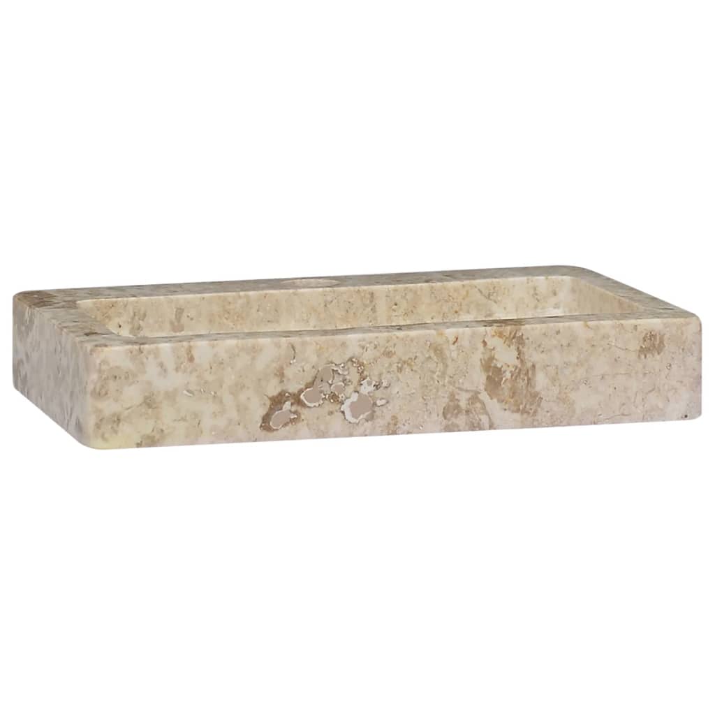 Sink Cream 38x24x6.5 cm Marble