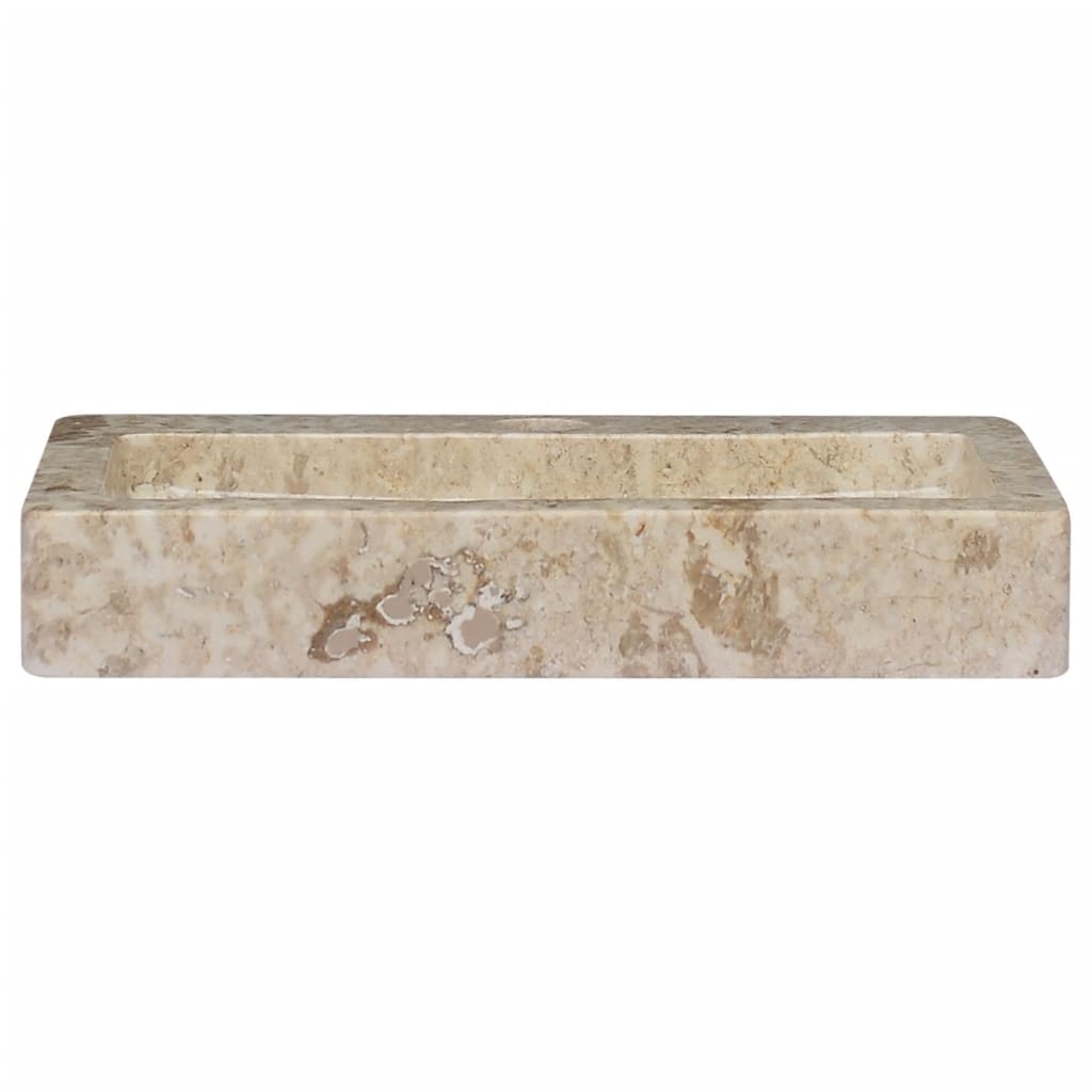 Sink Cream 38x24x6.5 cm Marble