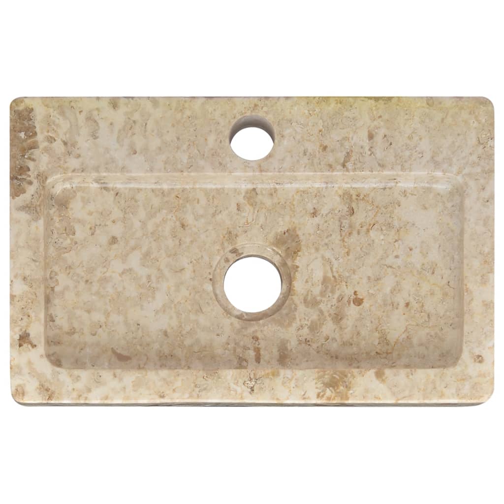 Sink Cream 38x24x6.5 cm Marble