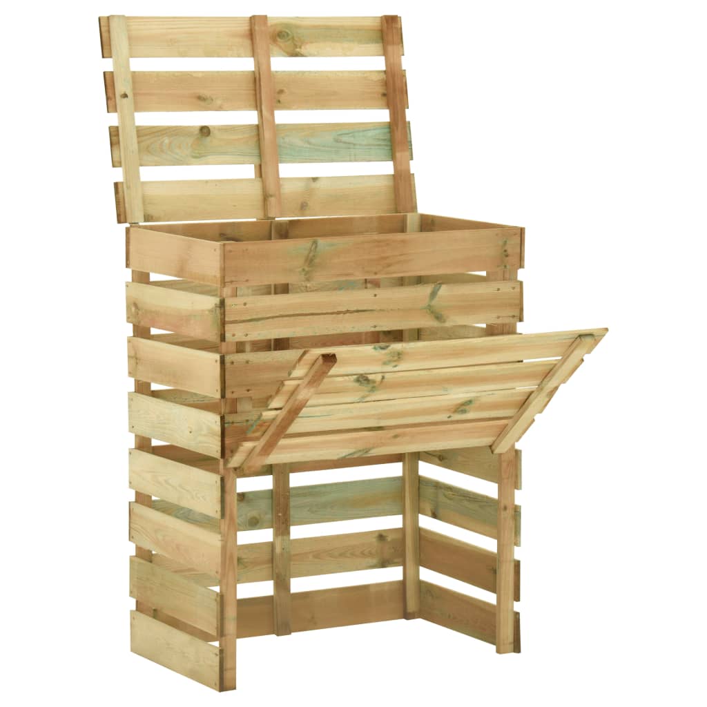 Slatted Garden Composter 4pcs 80x50x100 cm Impregnated Pinewood