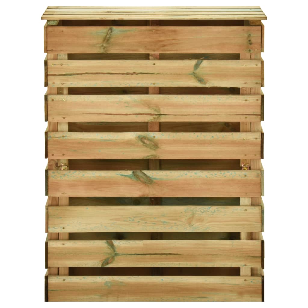 Slatted Garden Composter 4pcs 80x50x100 cm Impregnated Pinewood
