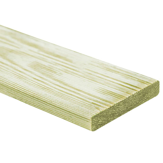 12 pcs Decking Boards 1.44 m² 1m Impregnated Pinewood