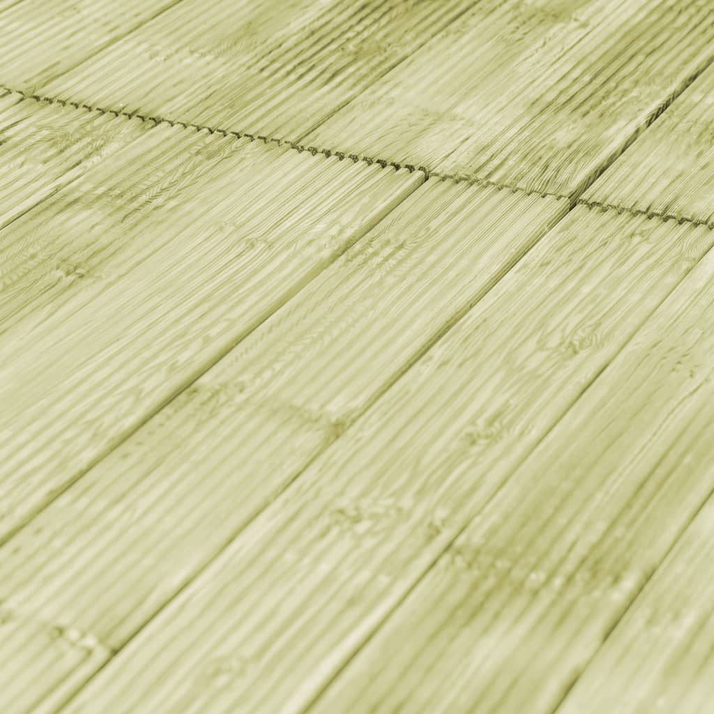 12 pcs Decking Boards 1.44 m² 1m Impregnated Pinewood