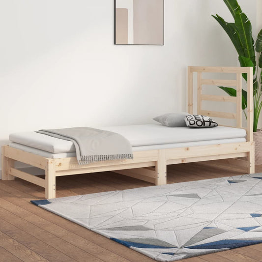 Pull-out Day Bed without Mattress 2x(90x190) cm