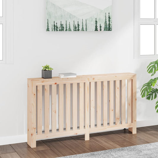 Radiator Cover 153x19x84 cm Solid Wood Pine