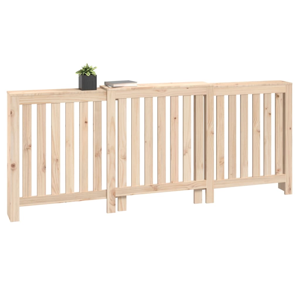 Radiator Cover 210x21x85 cm Solid Wood Pine
