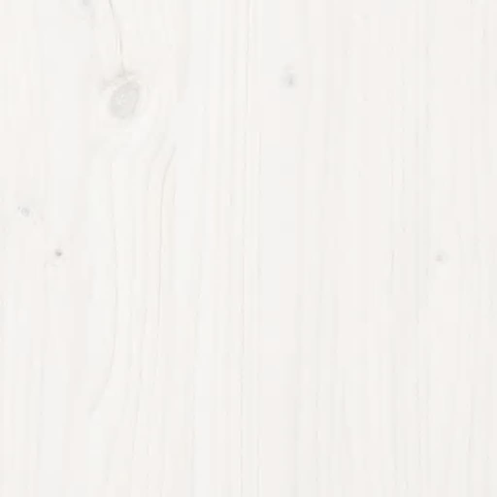 Radiator Cover White 108.5x19x84 cm Solid Wood Pine
