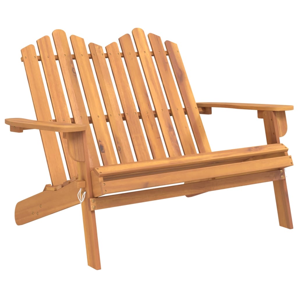 5 Piece Adirondack Garden Lounge Set Solid Wood Acacia