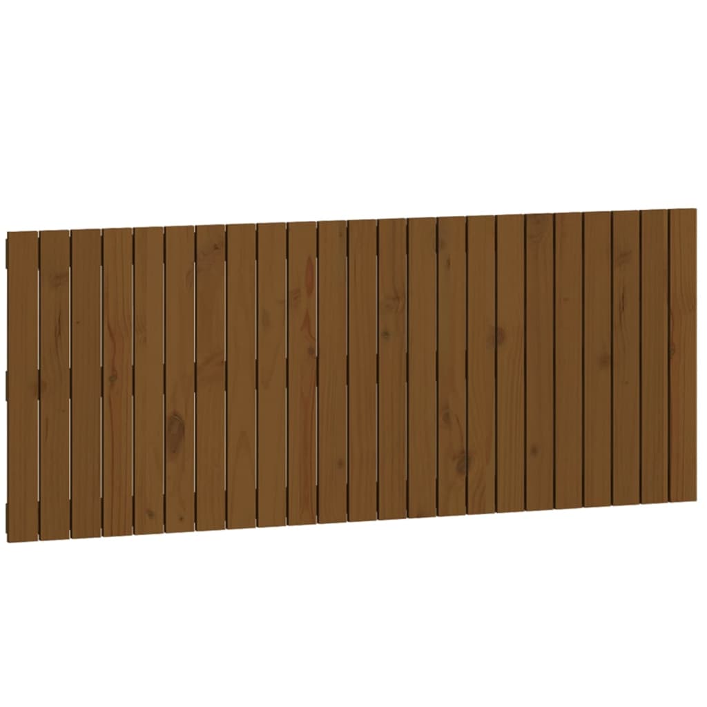 Wall Headboard Honey Brown 147x3x60 cm Solid Wood Pine