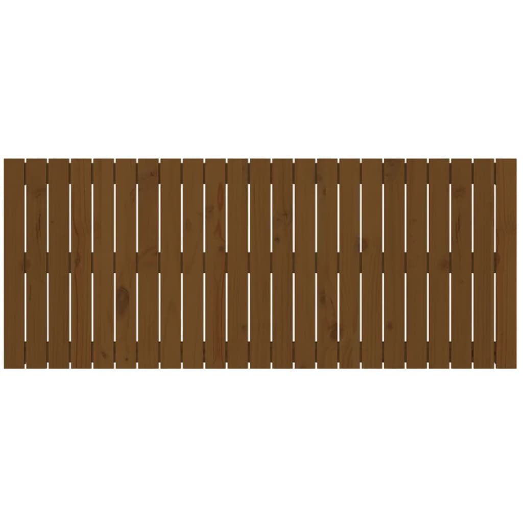 Wall Headboard Honey Brown 147x3x60 cm Solid Wood Pine