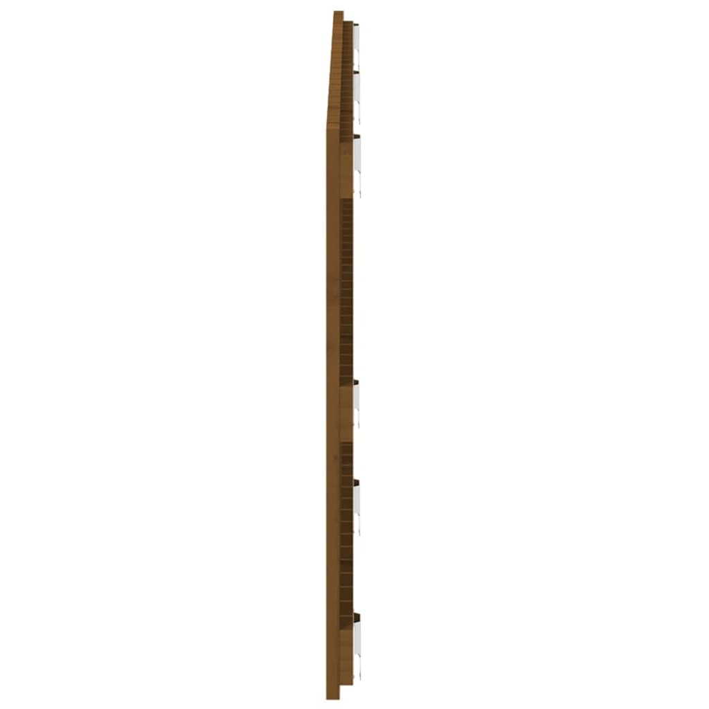 Wall Headboard Honey Brown 147x3x60 cm Solid Wood Pine