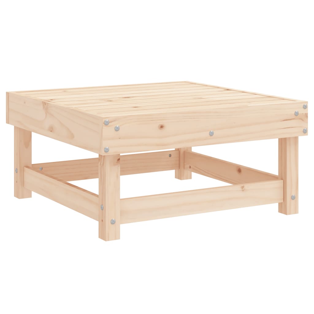 6 Piece Garden Lounge Set Solid Wood Pine