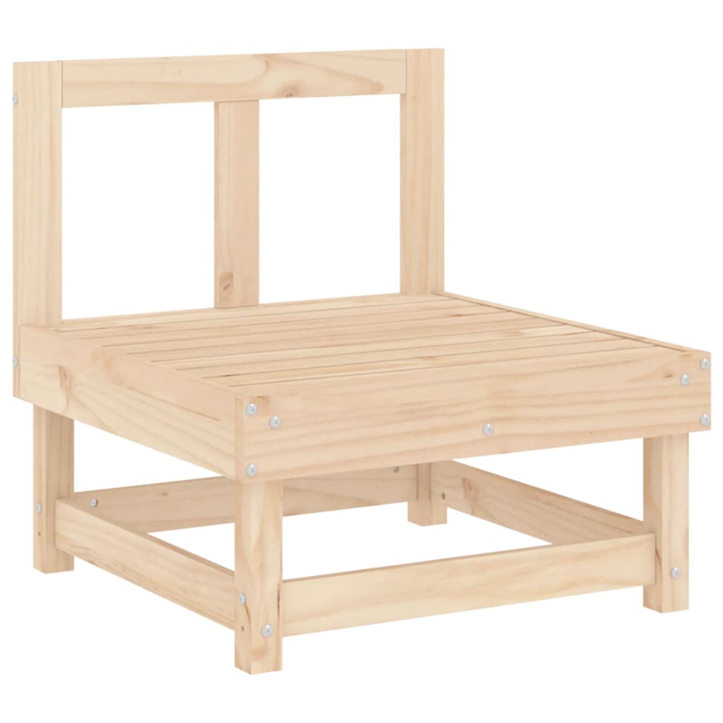 6 Piece Garden Lounge Set Solid Wood Pine
