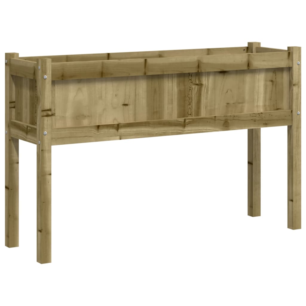Garden Planter with Legs 110x31x70 cm Impregnated Wood Pine