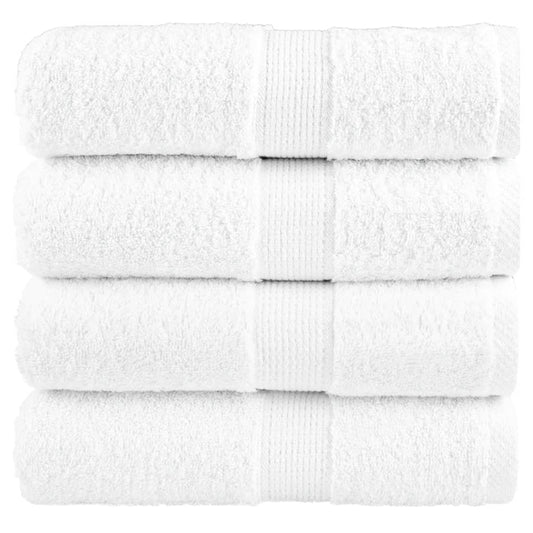 Premium Wash Towels SOLUND 4pcs White 30x30cm 600gsm