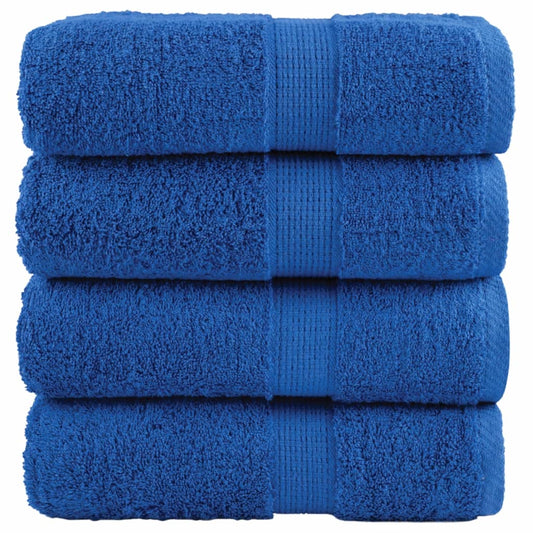 Premium Wash Towels SOLUND 4pcs Blue 30x30cm 600gsm