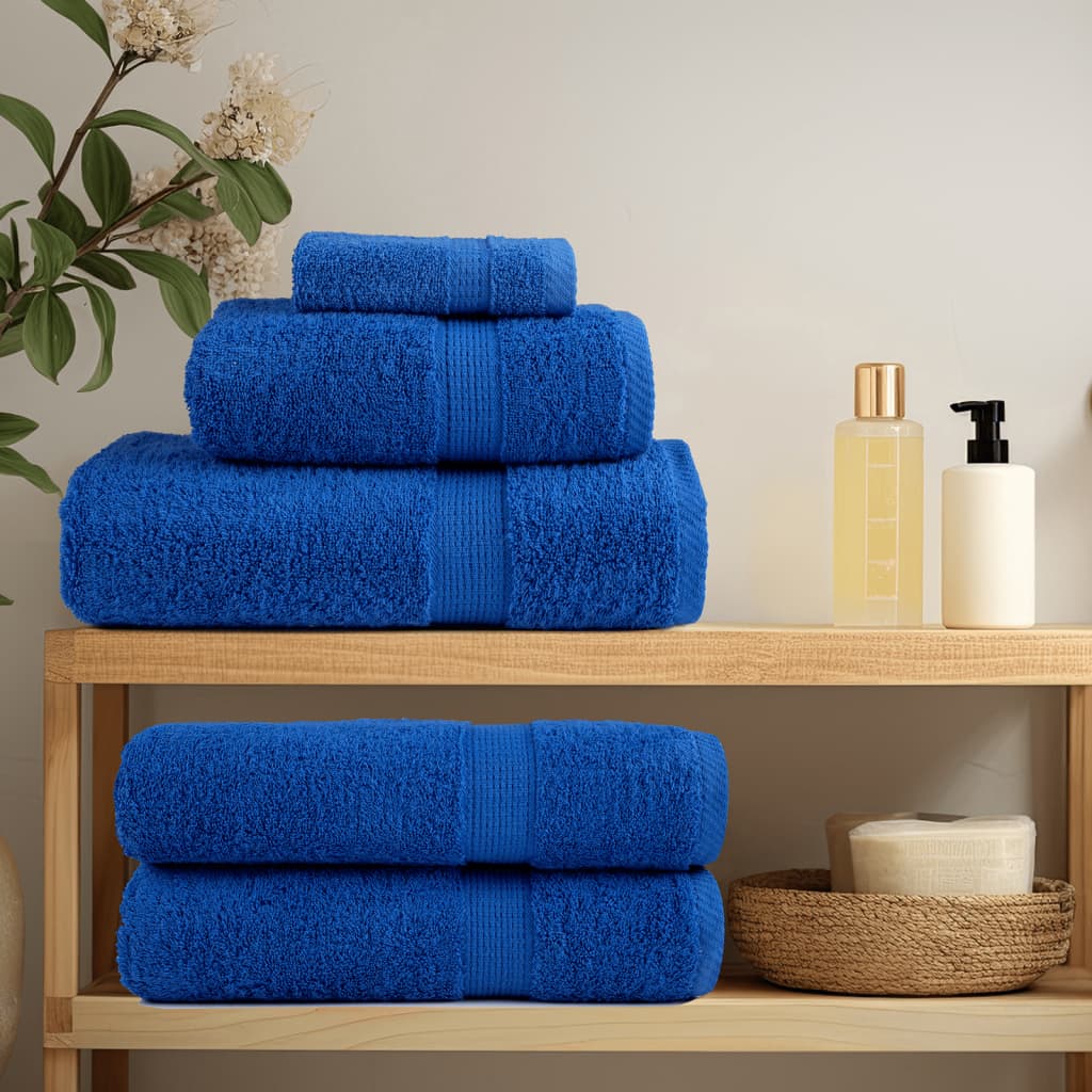Premium Wash Towels SOLUND 4pcs Blue 30x30cm 600gsm