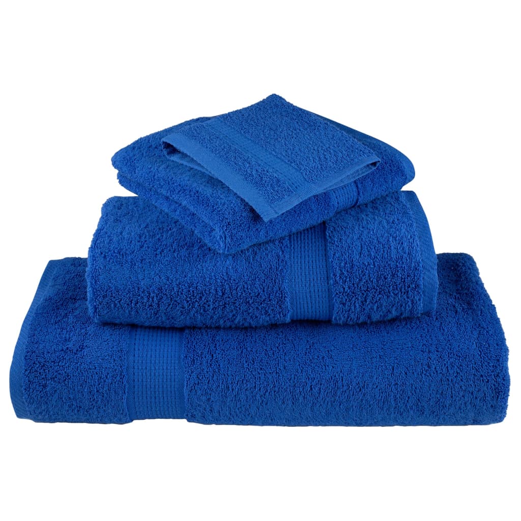 Premium Wash Towels SOLUND 4pcs Blue 30x30cm 600gsm