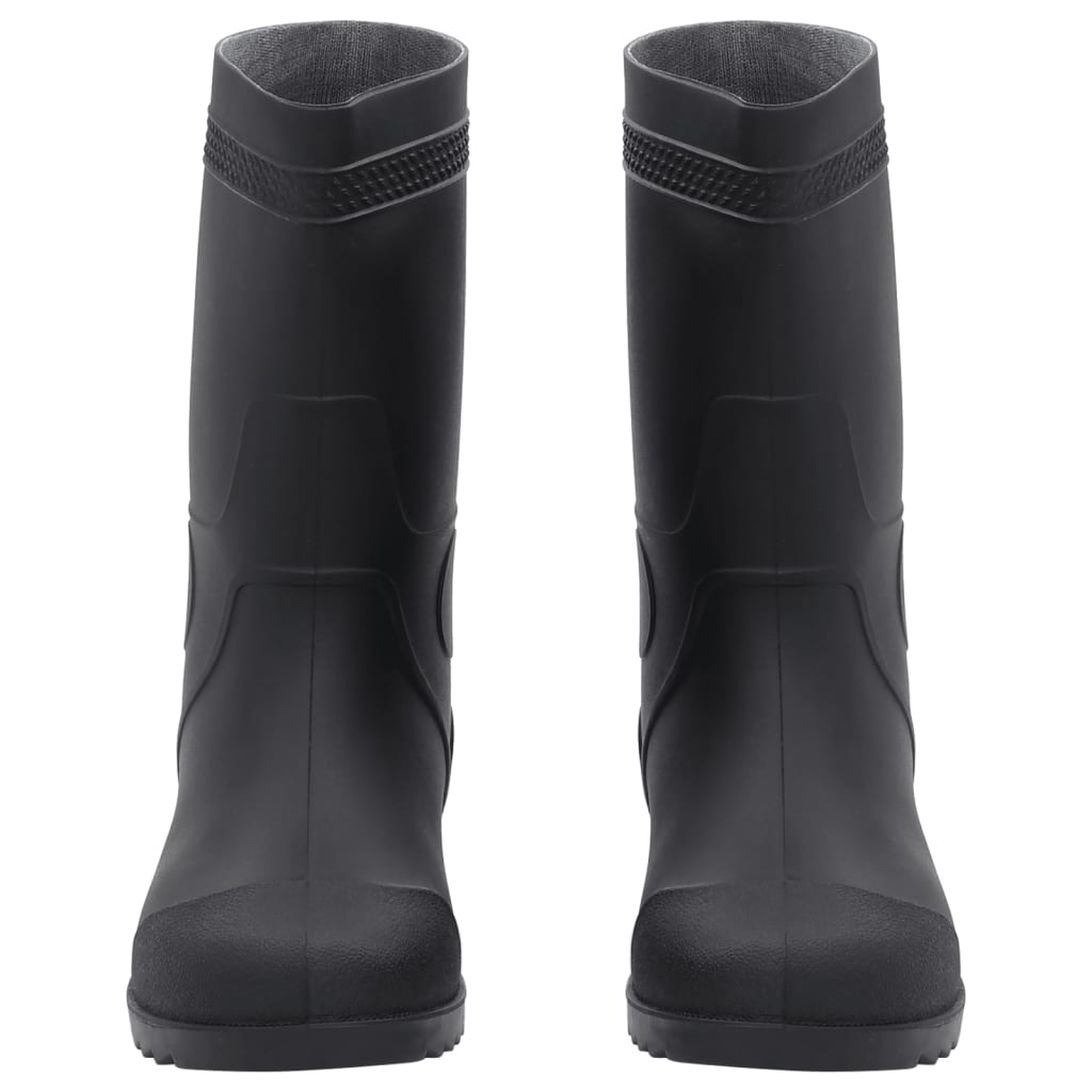 Rain Boots Black Size 43 PVC