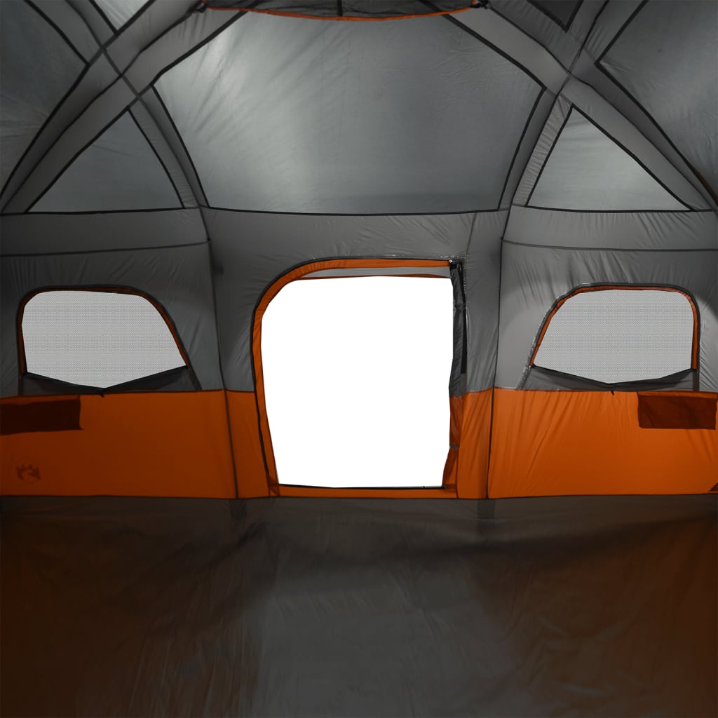 Family Tent Cabin 10-Person Grey Waterproof
