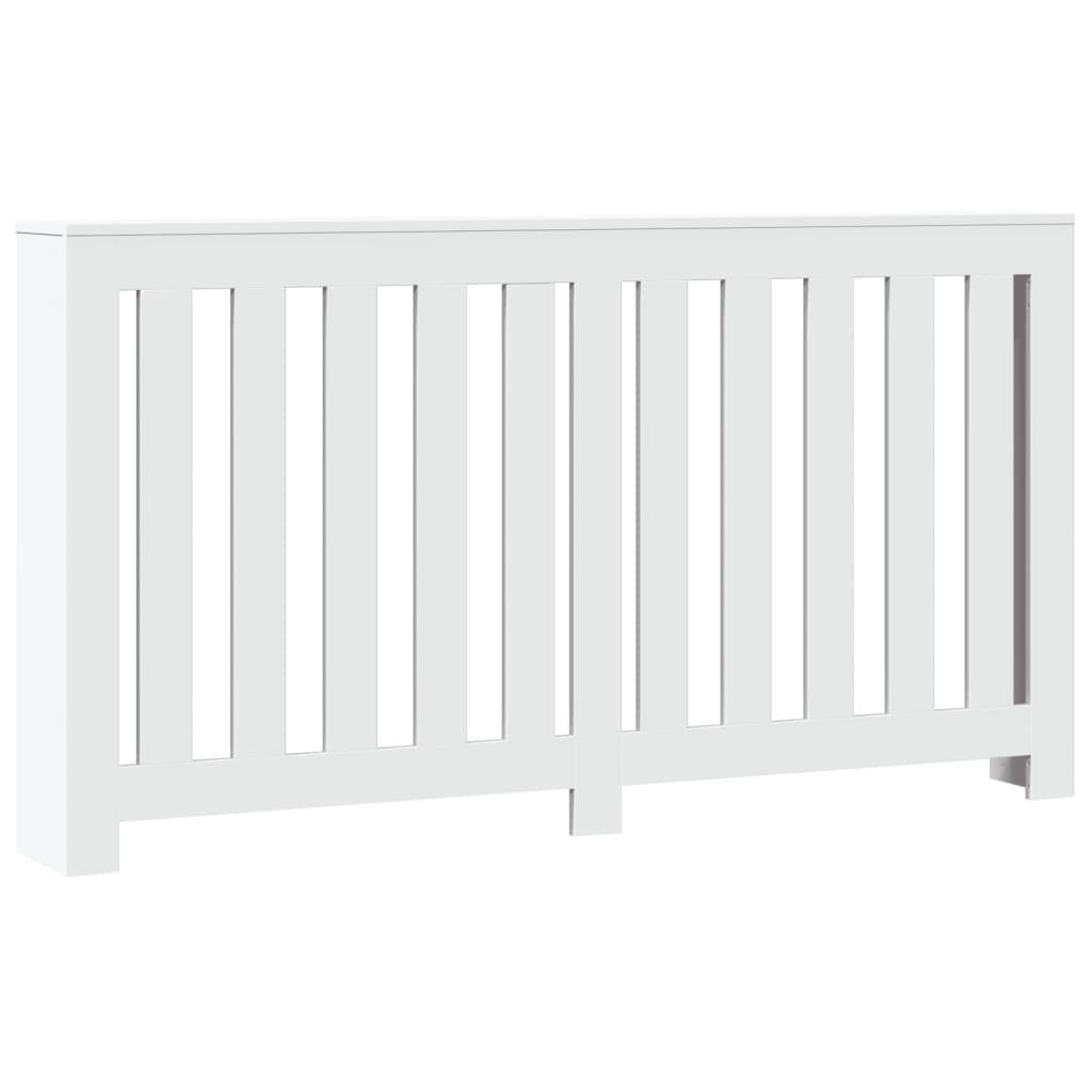 Radiator Cover White 149x20x82 cm Engineered Wood