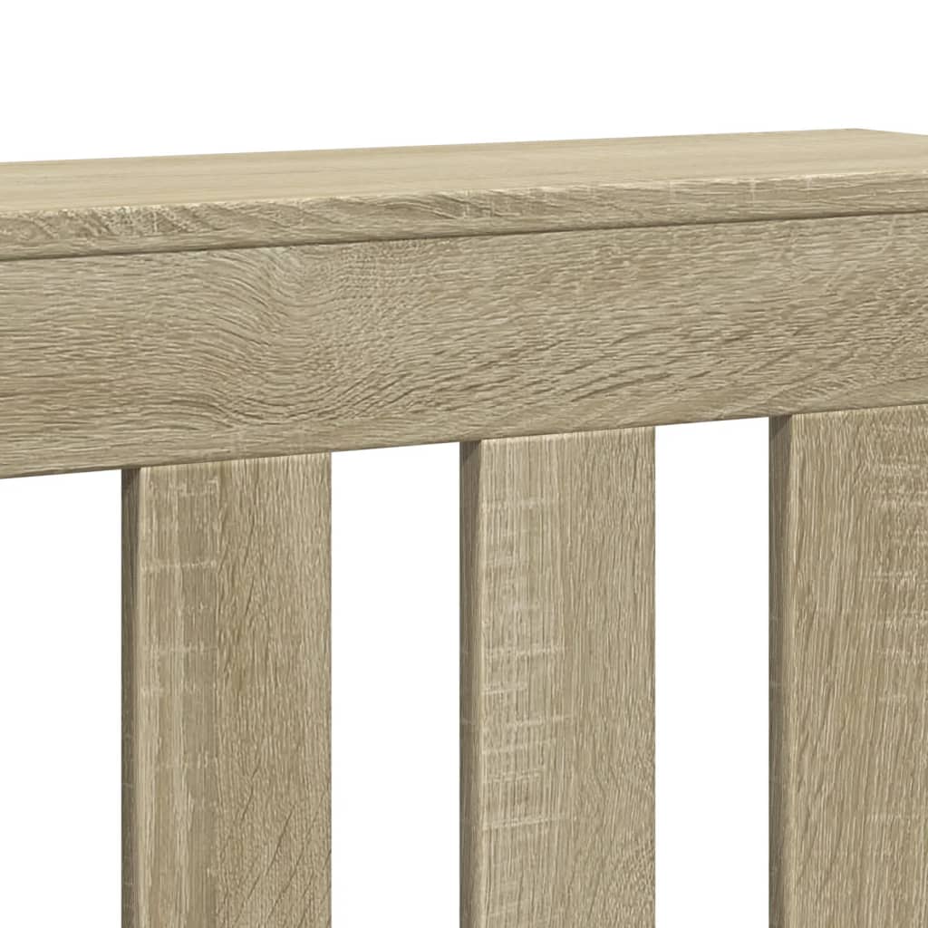 Radiator Cover Sonoma Oak 175x20x82 cm Engineered Wood