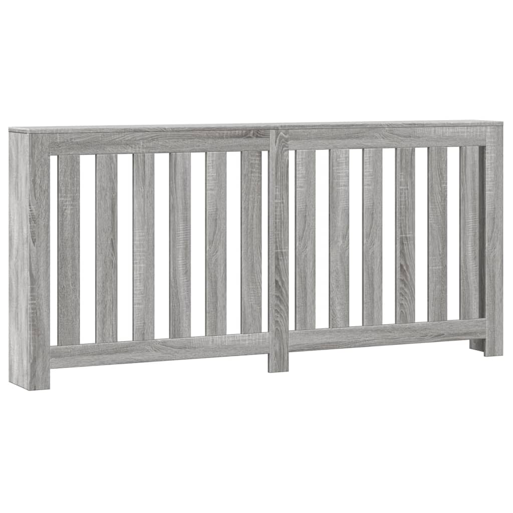 Radiator Cover Grey Sonoma 175x20x82 cm Engineered Wood