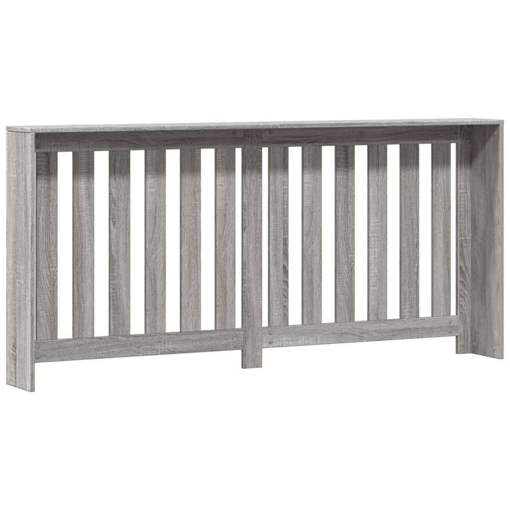 Radiator Cover Grey Sonoma 175x20x82 cm Engineered Wood