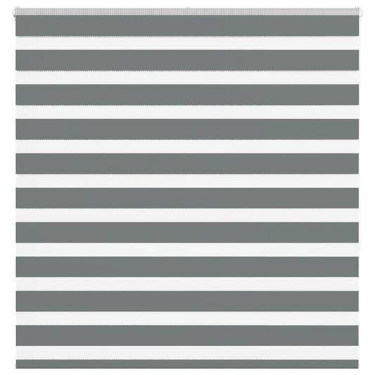Zebra Blind Dark Grey 150x150 cm Fabric Width 145.9 cm Polyester