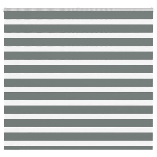 Zebra Blind Dark Grey 160x150 cm Fabric Width 155.9 cm Polyester