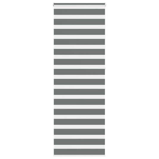 Zebra Blind Dark Grey 70x230 cm Fabric Width 65.9 cm Polyester