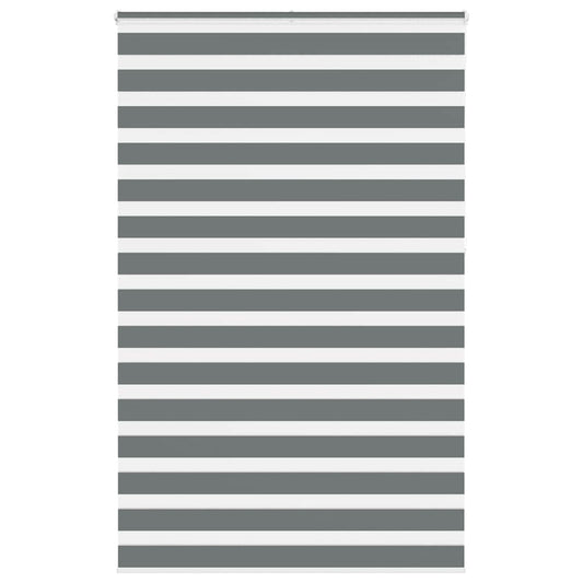 Zebra Blind Dark Grey 150x230 cm Fabric Width 145.9 cm Polyester