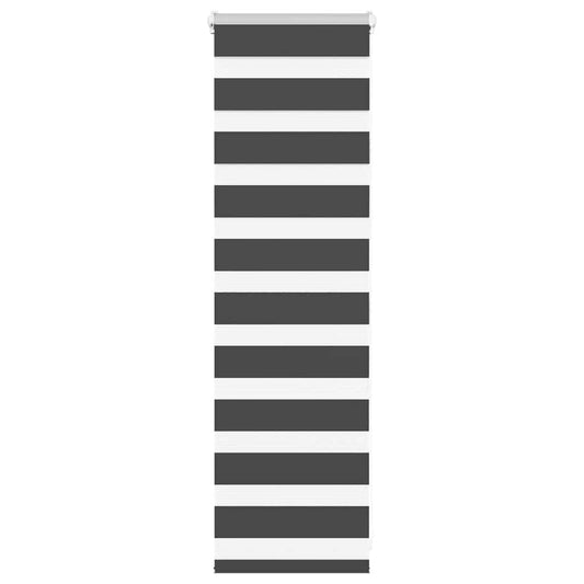 Zebra Blind Black 55x100 cm Fabric Width 50.9 cm Polyester