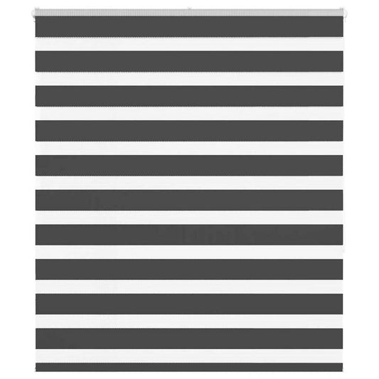 Zebra Blind Black 120x150 cm Fabric Width 115.9 cm Polyester