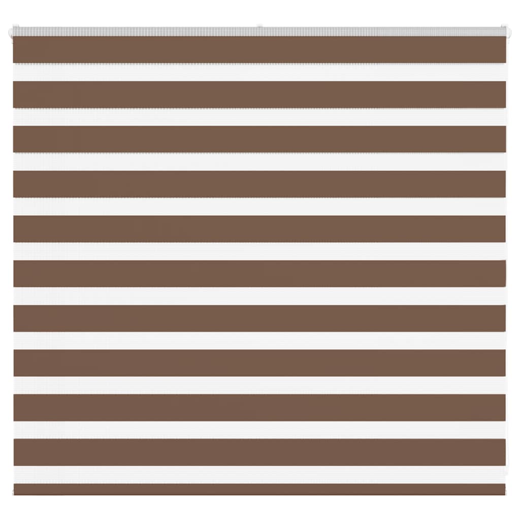 Zebra Blind Brown 155x100 cm Fabric Width 150.9 cm Polyester