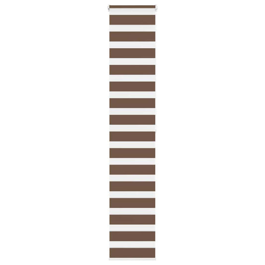 Zebra Blind Brown 50x200 cm Fabric Width 45.9 cm Polyester