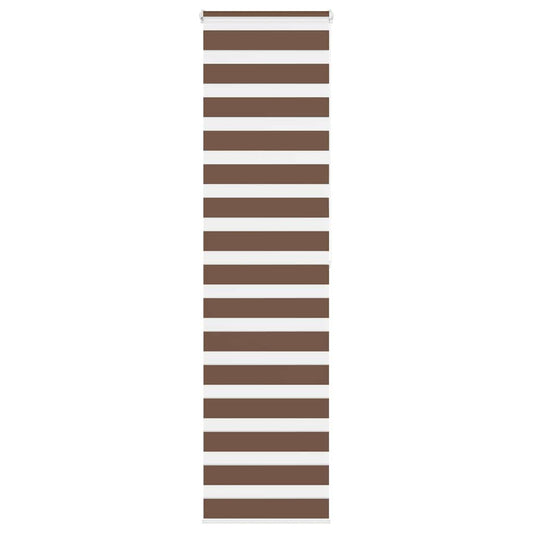 Zebra Blind Brown 60x200 cm Fabric Width 55.9 cm Polyester