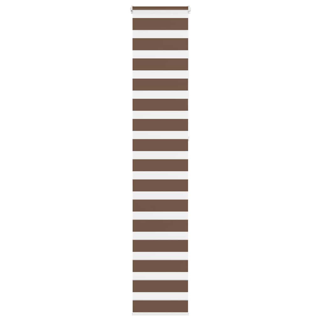 Zebra Blind Brown 40x230 cm Fabric Width 35.9 cm Polyester