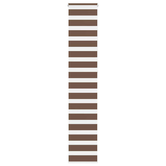 Zebra Blind Brown 40x230 cm Fabric Width 35.9 cm Polyester