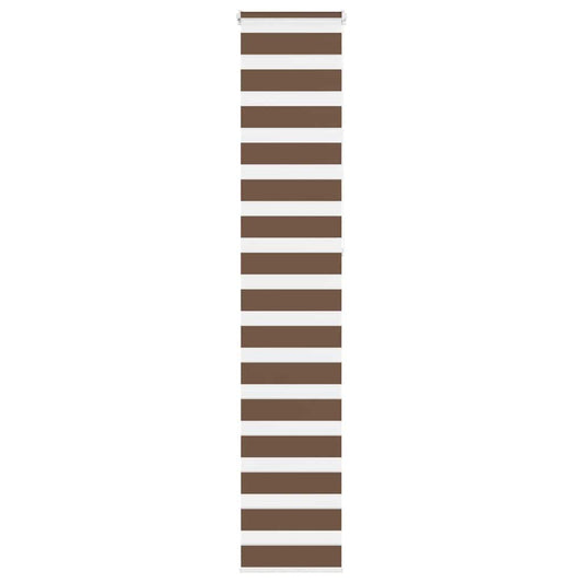 Zebra Blind Brown 50x230 cm Fabric Width 45.9 cm Polyester
