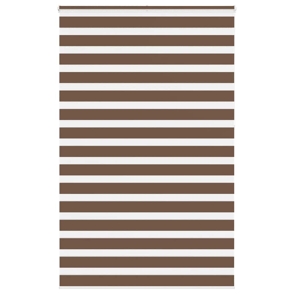 Zebra Blind Brown 145x230 cm Fabric Width 140.9 cm Polyester