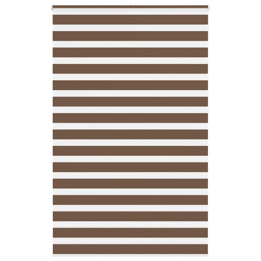 Zebra Blind Brown 145x230 cm Fabric Width 140.9 cm Polyester