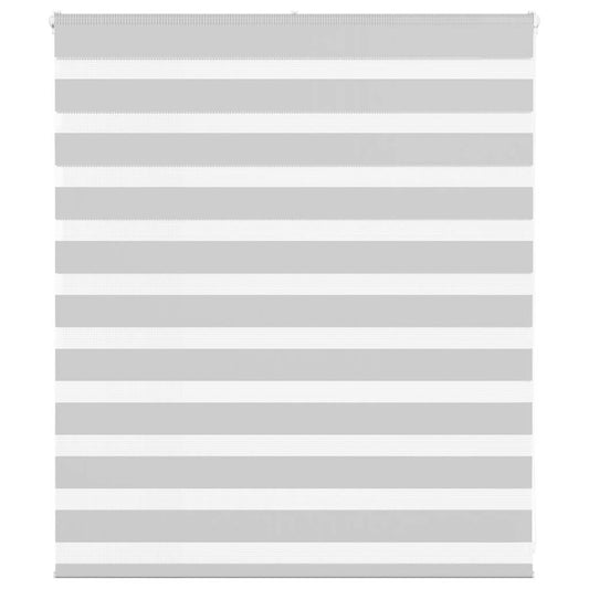 Zebra Blind Light Grey 135x100 cm Fabric Width 130.9 cm Polyester