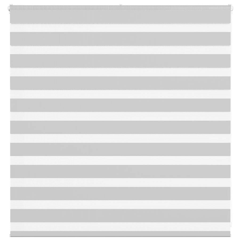 Zebra Blind Light Grey 140x100 cm Fabric Width 135.9 cm Polyester