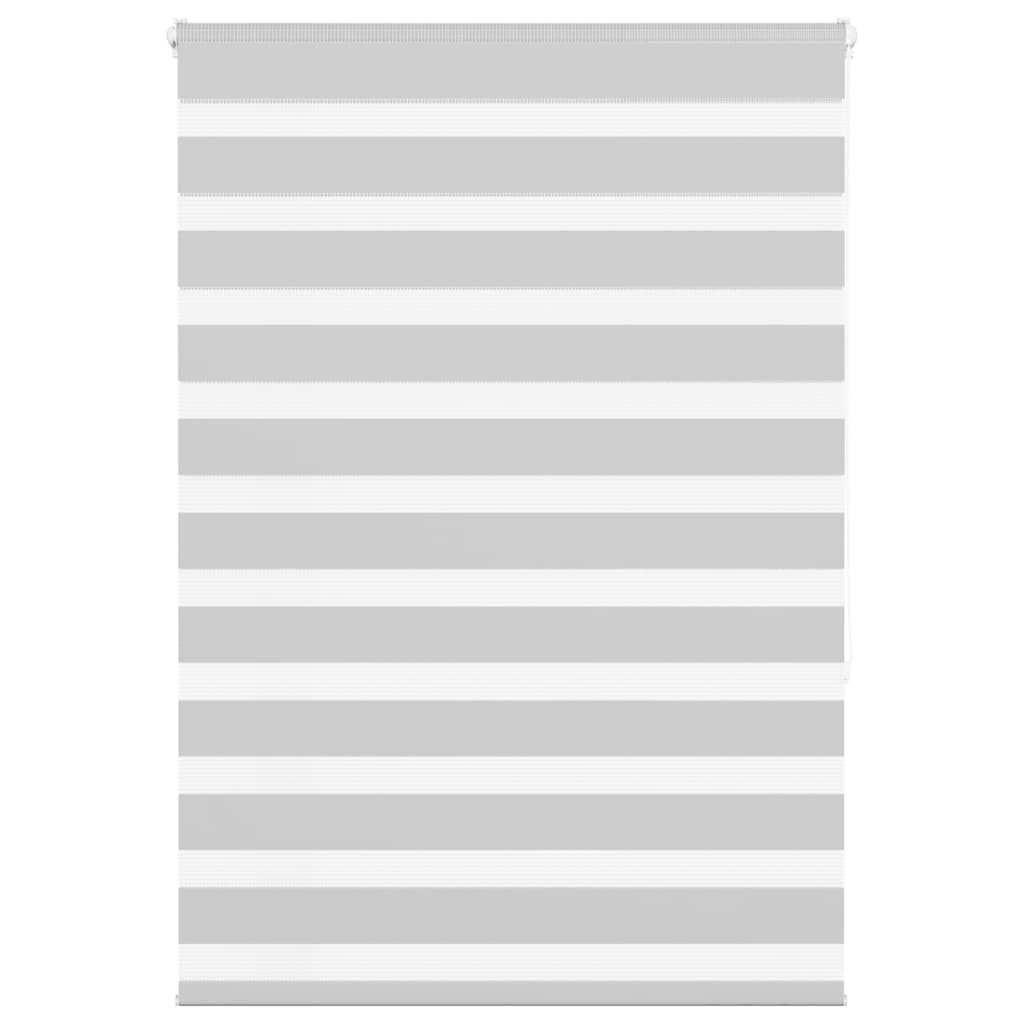 Zebra Blind Light Grey 110x150 cm Fabric Width 105.9 cm Polyester